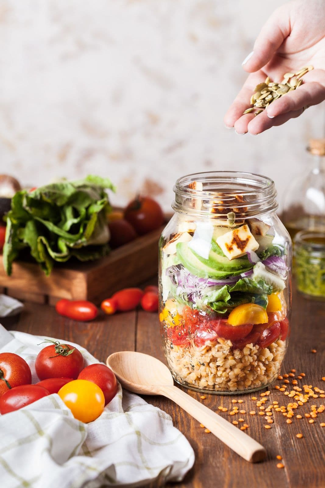 A vibrant array of whole foods, including fruits and vegetables supporting a nutritious and balanced diet for women over 40 on their wellness journey.